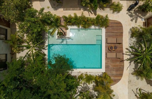 Tulum City Center Condo | Casa Kaatal Sunny Penthouse Pool Beach Club Access