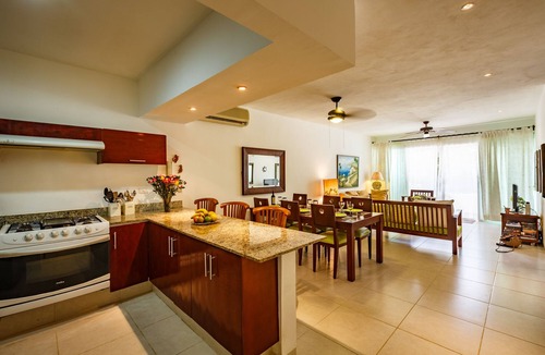Zazil-ha Condo | Casa Meridian 104 - One Block From The Beach And 5th Avenue - 2 Bedroom - WiFi
