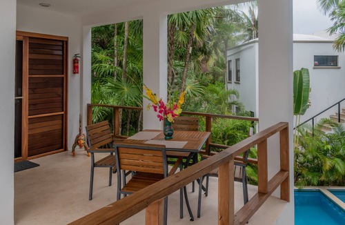 Soliman Bay Apartment | Casita 4 on Best Sandy Beach in Tulum. Snorkels,Kayaks, Paddleboards Included