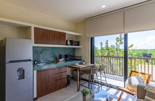 Isla Holbox Apartment | Chic Loft Steps from the Jungle View