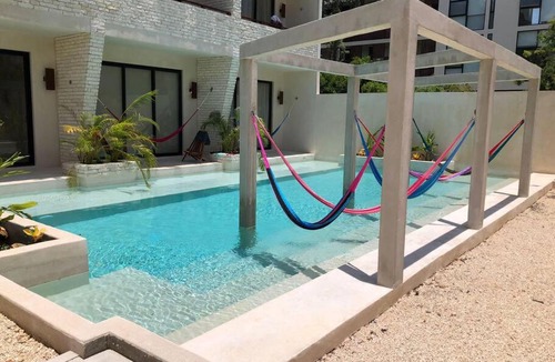 Tulum Apartment | Chic PH Private Pool Rooftop 5 min to beachfront