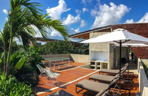 Tulum City Center Apartment | Comfy Studio with Great Design and a Big Terrace