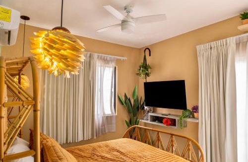 Puerto Morelos Apartment | Custom decor-sleeps 6 with 2 pools- Condo near beach-Puerto Morelos Mexico,Casa Yellowstone