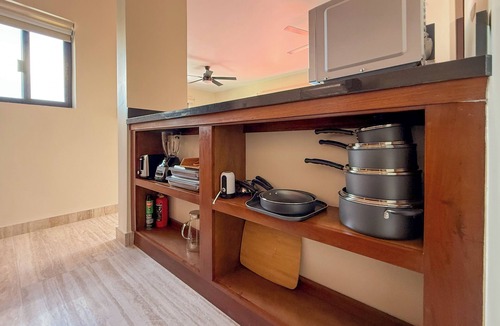 Puerto Aventuras Condo | Dolphin View 1 BR Boho Condo Just steps from the Beach