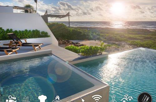 Tulsayab Villa | Dream Oceanview Villa 4BR at Tankah bay Tulum