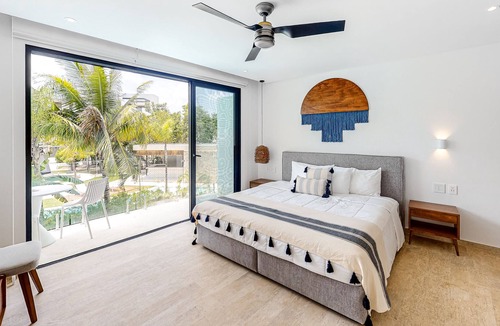 Tulum Apartment | Dreamy Escape W/ Shared Pool, Fast WiFi, Central AC, Balcony & Kitchenette!
