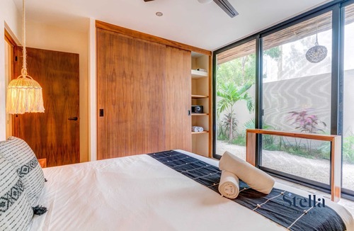 Tulum Condo | Eco Chic, Private Patio with Splash Pool, Pools and Gym Onsite, 10 min to Beach!