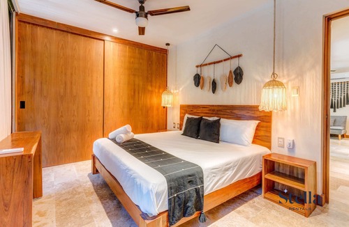 Tulum Condo | Eco Chic, Private Patio with Splash Pool, Pools and Gym Onsite, 10 min to Beach!