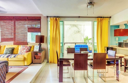 Zazil-ha Condo | Family Condo, BBQ, Pool, Steps to 5th Ave & Beach