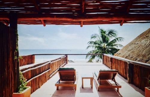 Playa Paraiso Apartment | Featuring Ocean Front Sunbathing Terrace.Best View on Tulum Beach!