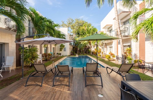 Playacar Fase II Apartment | Ground Fl Studio, Nice area, 2 pools, 15 min walk to beach