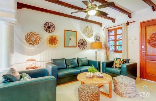 Playacar Fase I Villa | Hacienda-style Villa with Private Pool Steps to Beach
