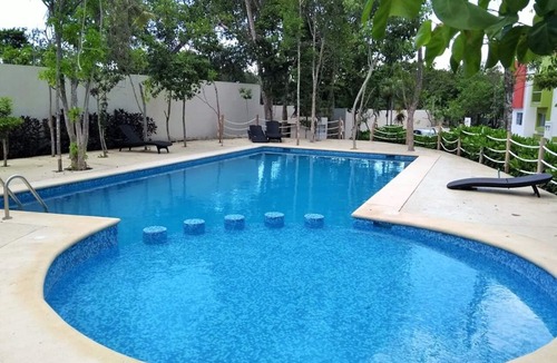 Puerto Morelos Apartment | *HERMOSO DEPARTAMENTO* 10 MIN DE LA PLAYA DE PUERTO MORELOS | PISCINA | 4 PER