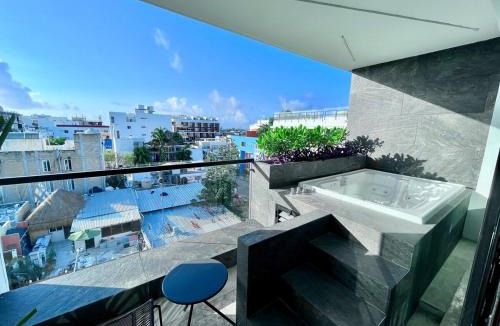 Zazil-ha Apartment | Jacuzzi in Apartment a few steps from 5th Av.