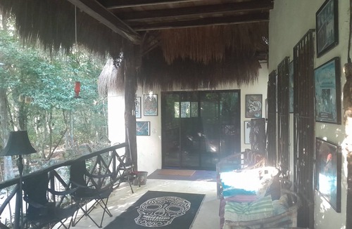 Macario Gomez House | Jungle house.in Mcario Gomez 19 km outside of Tulum.