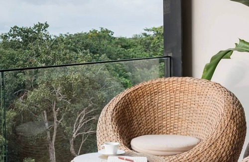 Ek Balam Village Apartment | Jungle Penthouse, Bike to Beach