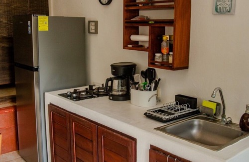 Bacalar House | LAKEFRONT BUNGALOW WITH A/C, KITCHEN & BATHROOM, FOR UP TO 5PAX.