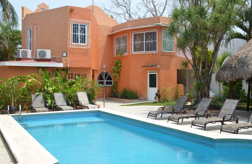 Colonia Andres House | Large Pool, Private Yard, Central Location