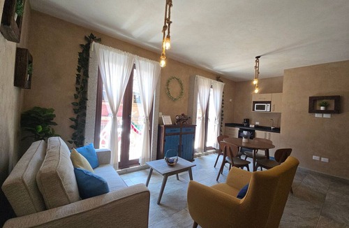 Santeagueda Apartment | Loft Belterra View of La Calpanería in Val’Quirico