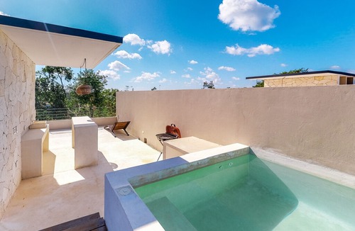 Tulum House | Lovely jungle home w/ private pool, rooftop, partial AC, free WiFi, and balcony!