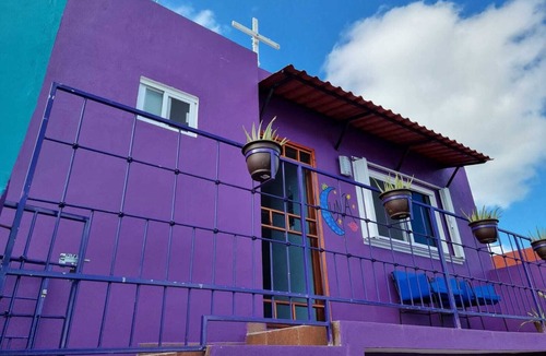 Colonia Andres Apartment | Luna - Alexa art loft w extras - bicycles & snorkel gear. shared pool & grill