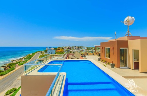 Isla Mujeres Condo | Luxury. 4 BR PH Ocean View + Private Pool