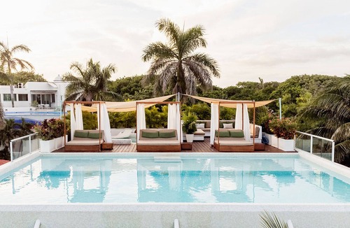 Playacar Fase I Villa | Luxury 8BR Villa Alta Vista Playa del Carmen w/Rooftop Pool in Gated Community