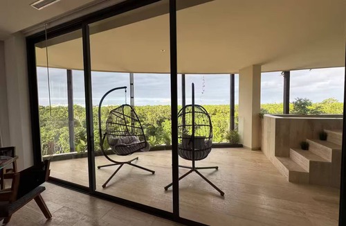 Tulum Apartment | Luxury Jaguar Penthouse/Private Pool Jungle Views 1987 sqf