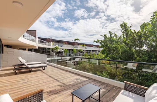 Playacar Beach Condo | Luxury, nature and Comfort 3-Bedroom Penthouse with pool and exclusive amenities