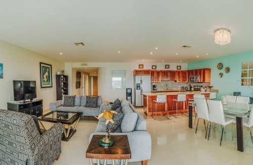 Cozumel Condo | LUXURY PENTHOUSE CONDO WITH NEW FURNITURE! AMAZING SEA VIEW, POOL & TENNIS