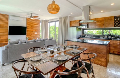 Villas Tulum Apartment | Luxury tropical apartment with balconies, hot tub, hammock, & AC - pool access