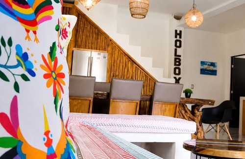 Downtown Holbox House | Luxury Villa Emma . Private Pool . Beach Club Access 4 King Suites Walk to the Beach