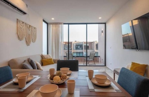 Merida Apartment | Modern Depa, Pool, Bar & Gym - North of Merida
