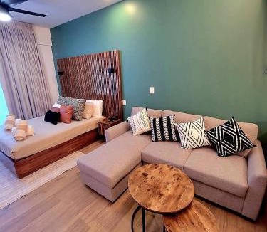 Playacar Apartment | Modern Playacar Condo with Poolside Views & Nature