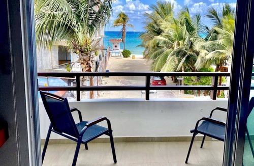 Zazil-ha Condo | NEW LISTING! Oceanview 2 bedr condo, steps from the beach
