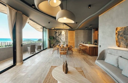 Ek Balam Village Condo | New Oceanfront - 3BDR Residence - Private Terrace
