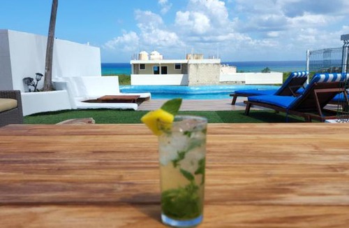 Luis Donaldo Colosio Apartment | Ocean and city view rooftop, apartment 2BR 201