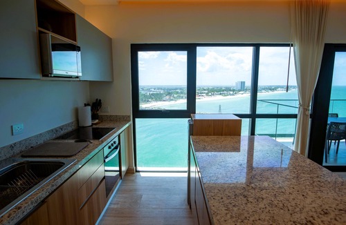 Progreso Municipality Condo | Ocean's Embrace and unforgetful sunsets