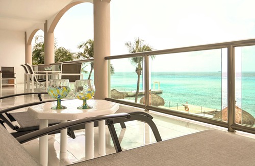 Colonia Andres Condo | Oceanfront Condo w/Terrace, Pool at El Cantil 3CS