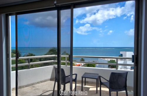 Puerto Morelos Condo | Oceanfront Luxury Townhome Condo Wifi 3 Smart TV'S Pool & Spa