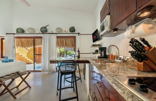 Isla Mujeres Villa | Oceanfront Villa w/Private Beach, Dock, Heated Pool & Sunset Views in Sac Bajo