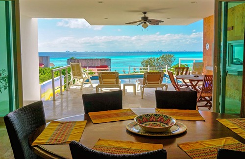 Isla Mujeres House | Oceanview Isla Mujeres Villa - Private Pool, Steps from Snorkeling, & Skybar