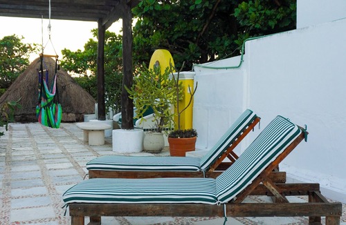 Colonia Salina Chica Apartment | One Bedroom Suite, Serene, Pool, Gardens, Rooftop Terrace with Views