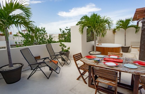 Zama Condo | Penthouse, PRIVATE Rooftop w POOL/jacuzzi, FREE EXCLUSIVE BEACH CLUBS