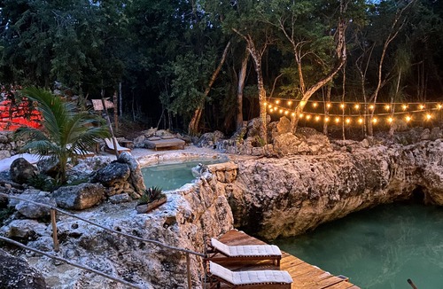 Soliman Bay Villa | Private Cenote 18 guests luxury jungle lodge