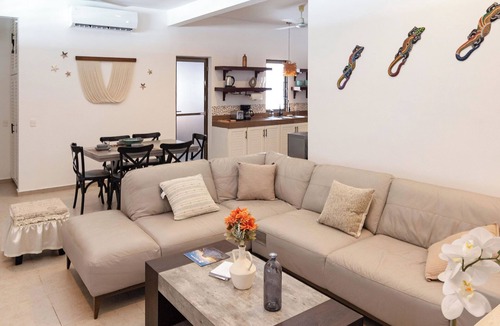 Chelem House | Private Pool + Beach Access + Workspace | 3BR Sleeps 6