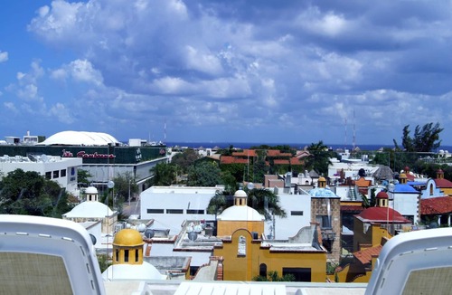 Downtown Condo | Private Roof w/Mini Pool, Fast WiFi, SmartTV, Security 24 Hours, Garage Parking