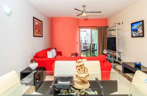 Playacar Condo | Private Rooftop Jacuzzi & Lounge + Big Pool Onsite