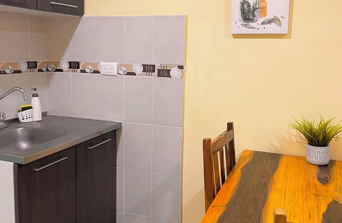 Centro - Supmza 001 Apartment | Private studio for 3 guests. A/C, Wi-Fi, TV, equipped kitchen. Steps from the beach.