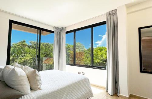Puerto Aventuras Apartment | Puerto Aventuras Private Terrace and Golf View